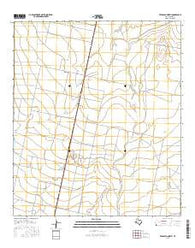 Verhalen North Texas Current topographic map, 1:24000 scale, 7.5 X 7.5 Minute, Year 2016