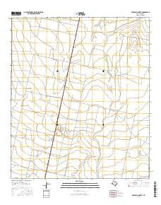 Verhalen North Texas Current topographic map, 1:24000 scale, 7.5 X 7.5 Minute, Year 2016