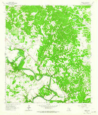 Verhelle Texas Historical topographic map, 1:24000 scale, 7.5 X 7.5 Minute, Year 1962