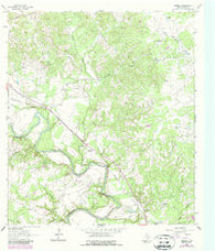 Verhelle Texas Historical topographic map, 1:24000 scale, 7.5 X 7.5 Minute, Year 1962