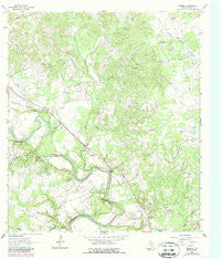 Verhelle Texas Historical topographic map, 1:24000 scale, 7.5 X 7.5 Minute, Year 1962