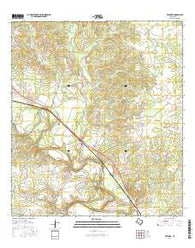 Verhelle Texas Current topographic map, 1:24000 scale, 7.5 X 7.5 Minute, Year 2016