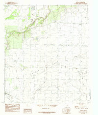 Veribest Texas Historical topographic map, 1:24000 scale, 7.5 X 7.5 Minute, Year 1984