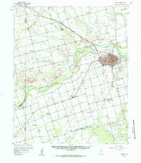 Vernon Texas Historical topographic map, 1:62500 scale, 15 X 15 Minute, Year 1958