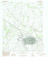 Vernon Texas Historical topographic map, 1:24000 scale, 7.5 X 7.5 Minute, Year 1983