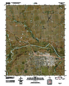 Vernon Texas Historical topographic map, 1:24000 scale, 7.5 X 7.5 Minute, Year 2010