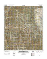 Vesrue Texas Historical topographic map, 1:24000 scale, 7.5 X 7.5 Minute, Year 2012