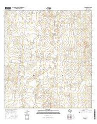 Viboras Texas Current topographic map, 1:24000 scale, 7.5 X 7.5 Minute, Year 2016