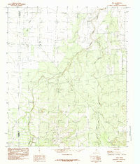 Vick Texas Historical topographic map, 1:24000 scale, 7.5 X 7.5 Minute, Year 1984