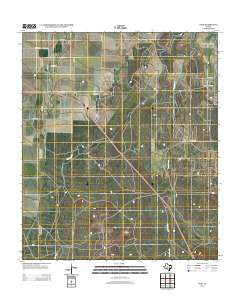 Vick Texas Historical topographic map, 1:24000 scale, 7.5 X 7.5 Minute, Year 2012
