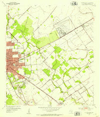 Victoria East Texas Historical topographic map, 1:24000 scale, 7.5 X 7.5 Minute, Year 1952