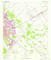 Victoria East Texas Historical topographic map, 1:24000 scale, 7.5 X 7.5 Minute, Year 1952