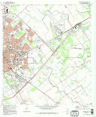 Victoria East Texas Historical topographic map, 1:24000 scale, 7.5 X 7.5 Minute, Year 1995