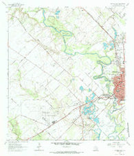 Victoria West Texas Historical topographic map, 1:24000 scale, 7.5 X 7.5 Minute, Year 1964