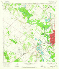 Victoria West Texas Historical topographic map, 1:24000 scale, 7.5 X 7.5 Minute, Year 1964