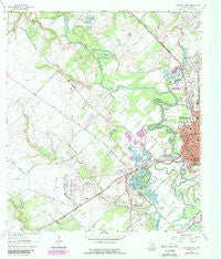Victoria West Texas Historical topographic map, 1:24000 scale, 7.5 X 7.5 Minute, Year 1964