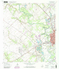 Victoria West Texas Historical topographic map, 1:24000 scale, 7.5 X 7.5 Minute, Year 1964