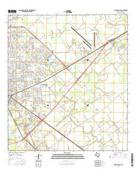 Victoria East Texas Current topographic map, 1:24000 scale, 7.5 X 7.5 Minute, Year 2016