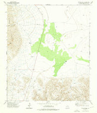Victorio Peak Texas Historical topographic map, 1:24000 scale, 7.5 X 7.5 Minute, Year 1973