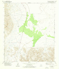 Victorio Peak Texas Historical topographic map, 1:24000 scale, 7.5 X 7.5 Minute, Year 1973