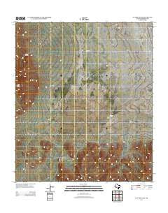 Victorio Peak Texas Historical topographic map, 1:24000 scale, 7.5 X 7.5 Minute, Year 2012