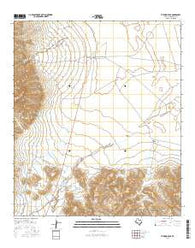 Victorio Peak Texas Current topographic map, 1:24000 scale, 7.5 X 7.5 Minute, Year 2016