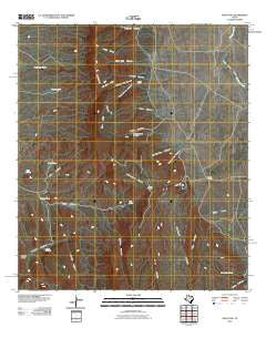 Vieja Pass Texas Historical topographic map, 1:24000 scale, 7.5 X 7.5 Minute, Year 2010