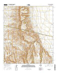 Vieja Pass Texas Current topographic map, 1:24000 scale, 7.5 X 7.5 Minute, Year 2016