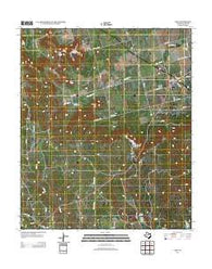 View Texas Historical topographic map, 1:24000 scale, 7.5 X 7.5 Minute, Year 2012