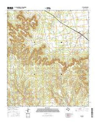 View Texas Current topographic map, 1:24000 scale, 7.5 X 7.5 Minute, Year 2016