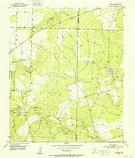 Vincent Texas Historical topographic map, 1:24000 scale, 7.5 X 7.5 Minute, Year 1951