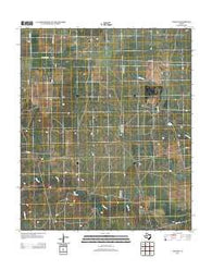 Vincent Texas Historical topographic map, 1:24000 scale, 7.5 X 7.5 Minute, Year 2012