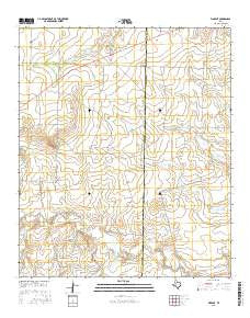 Vincent Texas Current topographic map, 1:24000 scale, 7.5 X 7.5 Minute, Year 2016