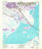 Virginia Point Texas Historical topographic map, 1:24000 scale, 7.5 X 7.5 Minute, Year 1954