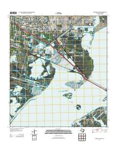 Virginia Point Texas Historical topographic map, 1:24000 scale, 7.5 X 7.5 Minute, Year 2013
