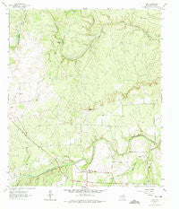 Voca Texas Historical topographic map, 1:24000 scale, 7.5 X 7.5 Minute, Year 1963