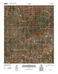 Voca Texas Historical topographic map, 1:24000 scale, 7.5 X 7.5 Minute, Year 2010