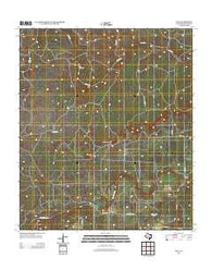 Voca Texas Historical topographic map, 1:24000 scale, 7.5 X 7.5 Minute, Year 2012