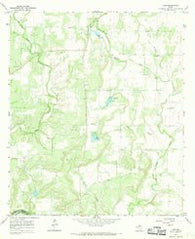 Voss Texas Historical topographic map, 1:24000 scale, 7.5 X 7.5 Minute, Year 1967