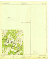 Voss Texas Historical topographic map, 1:62500 scale, 15 X 15 Minute, Year 1932