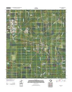 Votaw Texas Historical topographic map, 1:24000 scale, 7.5 X 7.5 Minute, Year 2013