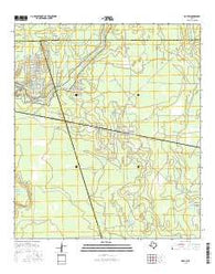 Votaw Texas Current topographic map, 1:24000 scale, 7.5 X 7.5 Minute, Year 2016