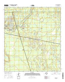 Votaw Texas Current topographic map, 1:24000 scale, 7.5 X 7.5 Minute, Year 2016