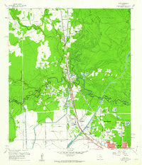 Voth Texas Historical topographic map, 1:24000 scale, 7.5 X 7.5 Minute, Year 1960