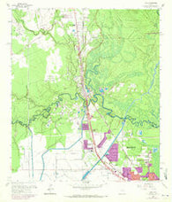 Voth Texas Historical topographic map, 1:24000 scale, 7.5 X 7.5 Minute, Year 1960