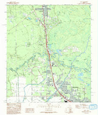 Voth Texas Historical topographic map, 1:24000 scale, 7.5 X 7.5 Minute, Year 1993