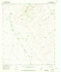 W T Ranch Texas Historical topographic map, 1:24000 scale, 7.5 X 7.5 Minute, Year 1968