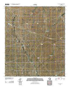 W T Ranch Texas Historical topographic map, 1:24000 scale, 7.5 X 7.5 Minute, Year 2010