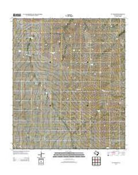 W T Ranch Texas Historical topographic map, 1:24000 scale, 7.5 X 7.5 Minute, Year 2012