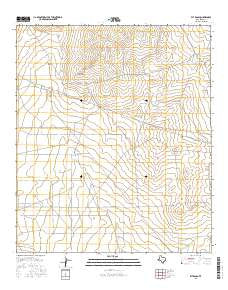 W T Ranch Texas Current topographic map, 1:24000 scale, 7.5 X 7.5 Minute, Year 2016